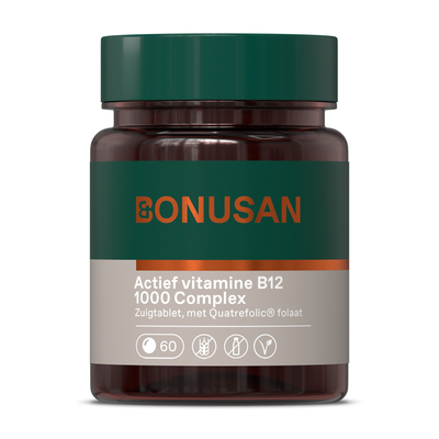 Bonusan Vitamine B12 1000 mcg actief Bonusan Vitamine B12 1000 mcg actief afbeelding
