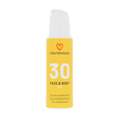 Vitaminstore SPF30 Face & Body 150 ml Vitaminstore SPF30 Face & Body 150 ml afbeelding