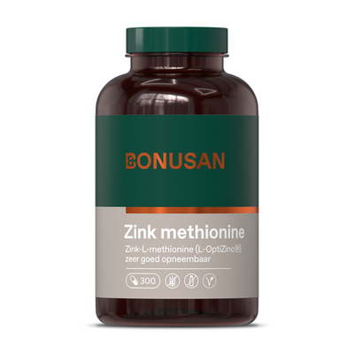 Bonusan Zinkmethionine 15 mg Bonusan Zinkmethionine 15 mg afbeelding