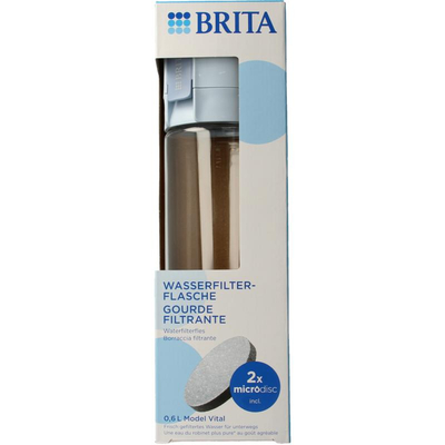 Brita Waterfles Vital Lichtblauw Brita Waterfles Vital Lichtblauw afbeelding