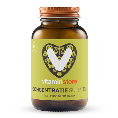 Vitaminstore Concentratie Support (voorheen Ginkgo Biloba) Vitaminstore Concentratie Support (voorheen Ginkgo Biloba) afbeelding