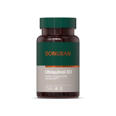 Bonusan Ubiquinol Q10 50mg Bonusan Ubiquinol Q10 50mg afbeelding