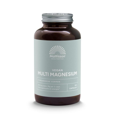 Mattisson Healthstyle Vegan Multi Magnesium 200mg Mattisson Healthstyle Vegan Multi Magnesium 200mg afbeelding