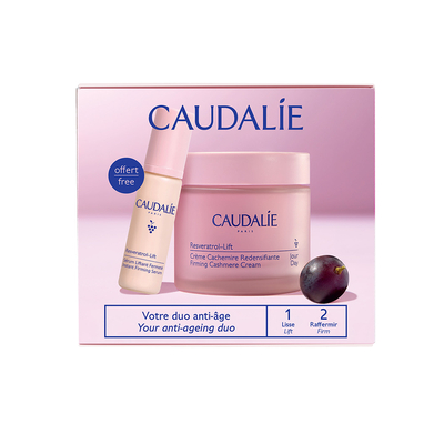 Caudalie Resveratrol Lift Kaschmircreme Duo-Set Caudalie Resveratrol Lift Kaschmircreme Duo-Set Abbildung