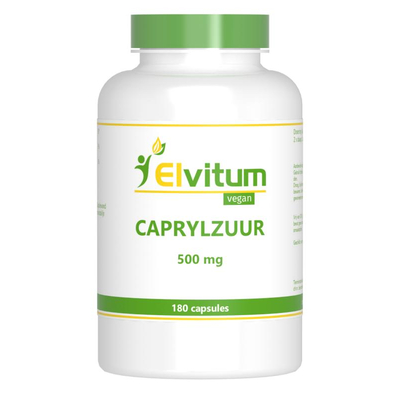 Elvitum Caprylzuur 500mg Elvitum Caprylzuur 500mg afbeelding