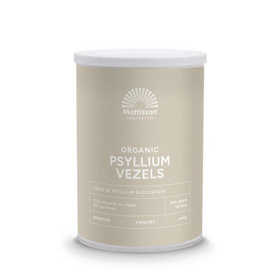Mattisson Healthstyle Psyllium bio Mattisson Healthstyle Psyllium bio afbeelding