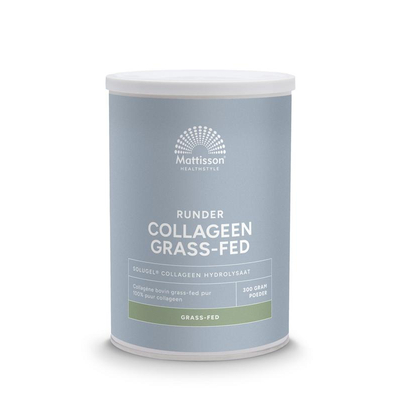Mattisson Healthstyle Solugel Runder Collageen Grass-Fed/Gras Gevoerd Mattisson Healthstyle Solugel Runder Collageen Grass-Fed/Gras Gevoerd afbeelding