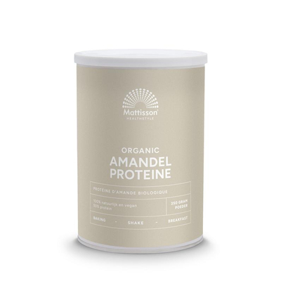 Mattisson Healthstyle Biologische Amandelproteïne (50% eiwit) Mattisson Healthstyle Biologische Amandelproteïne (50% eiwit) afbeelding