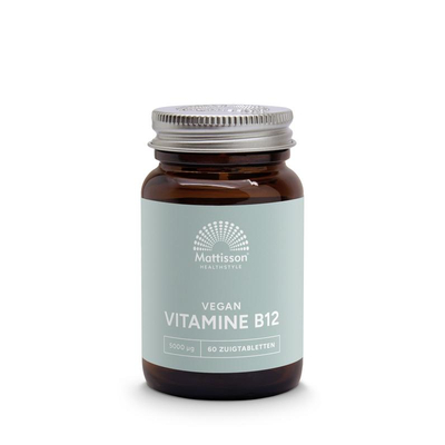 Mattisson Healthstyle Vegan Vitamine B12 5000 mcg Mattisson Healthstyle Vegan Vitamine B12 5000 mcg afbeelding