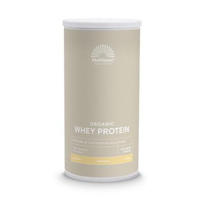 Mattisson Healthstyle Whey-Protein Vanille (75%% Eiweiß, Bio-Whey) Mattisson Healthstyle Whey-Protein Vanille (75%% Eiweiß, Bio-Whey) Abbildung