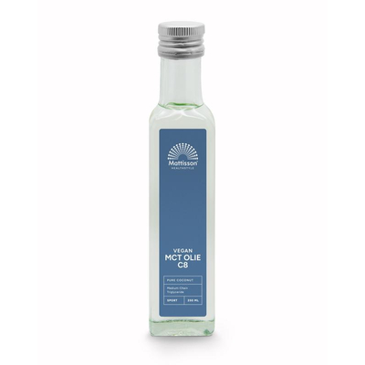 Mattisson Healthstyle MCT-Öl C8 – Coconut pure – 99 % Caprylsäure Mattisson Healthstyle MCT-Öl C8 – Coconut pure – 99 % Caprylsäure Abbildung