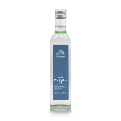 Mattisson Healthstyle MCT-Öl C8 – Coconut pure – 99 % Caprylsäure Mattisson Healthstyle MCT-Öl C8 – Coconut pure – 99 % Caprylsäure Abbildung