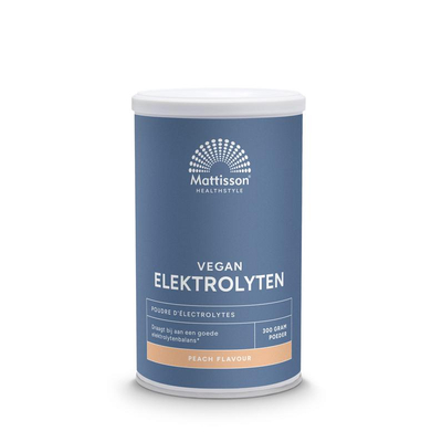 Mattisson Healthstyle Elektrolyten Poeder Perzik Mattisson Healthstyle Elektrolyten Poeder Perzik afbeelding