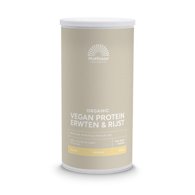 Mattisson Healthstyle Vegan Protein Erbse & Reis Vanille bio Mattisson Healthstyle Vegan Protein Erbse & Reis Vanille bio Abbildung