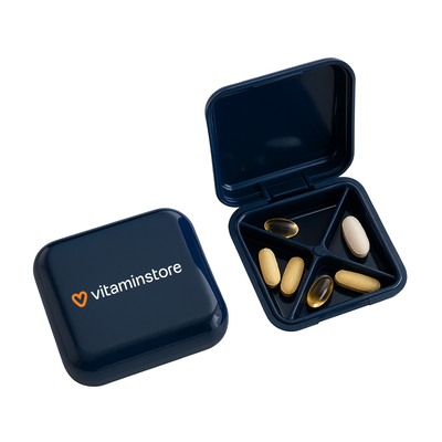 Vitaminstore Pillendoosje 4 vaks Vitaminstore Pillendoosje 4 vaks afbeelding