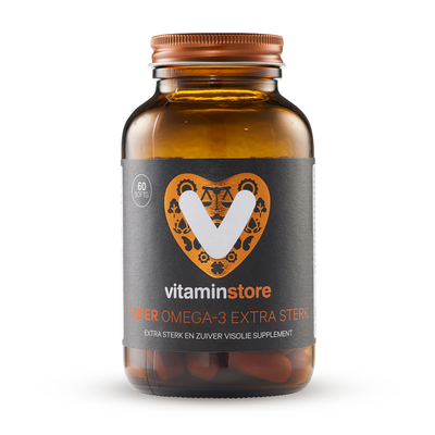 Vitaminstore Super Omega Extra Sterk (visolie) Vitaminstore Super Omega Extra Sterk (visolie) afbeelding