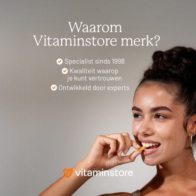 Vitaminstore Super D3 Extra Sterk 75 mcg vitamine D Vitaminstore Super D3 Extra Sterk 75 mcg vitamine D afbeelding