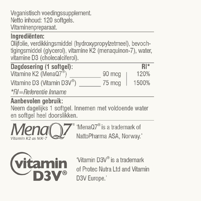 Vitaminstore Super Vegan D3 & K2 Vitaminstore Super Vegan D3 & K2 Abbildung