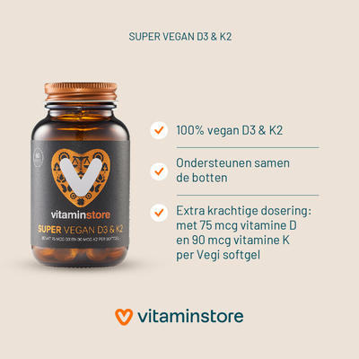 Vitaminstore Super Vegan D3 & K2 Vitaminstore Super Vegan D3 & K2 Abbildung