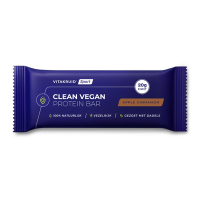 Vitakruid Clean Vegan Protein Bar - Apfel Zimt Vitakruid Clean Vegan Protein Bar - Apfel Zimt Abbildung