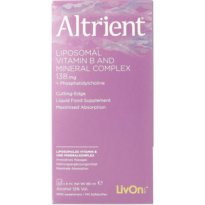 Livon Altrient B Complex Liposomaal Livon Altrient B Complex Liposomaal afbeelding