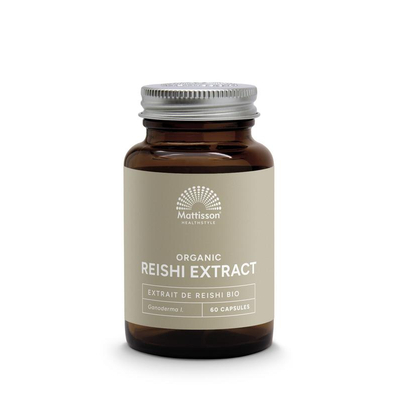 Mattisson Healthstyle Organic Reishi Extract 400mg bio Mattisson Healthstyle Organic Reishi Extract 400mg bio afbeelding