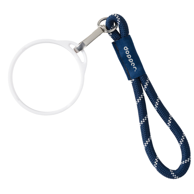 Dopper Wrist Cord - White Mug Ring - Midnight Silver Dopper Wrist Cord - White Mug Ring - Midnight Silver afbeelding