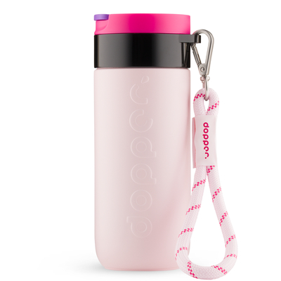 Dopper Wrist Cord - Black Mug Ring - Cherry Pink Dopper Wrist Cord - Black Mug Ring - Cherry Pink afbeelding