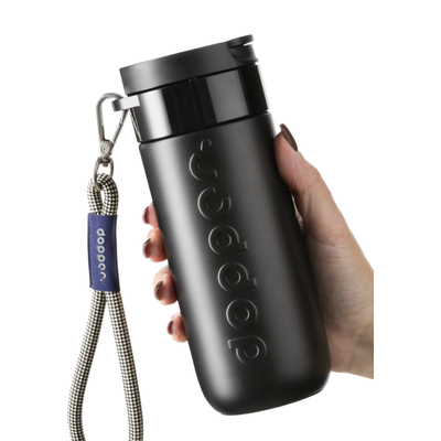 Dopper Wrist Cord - Black Mug Ring - Sandy Black Dopper Wrist Cord - Black Mug Ring - Sandy Black afbeelding
