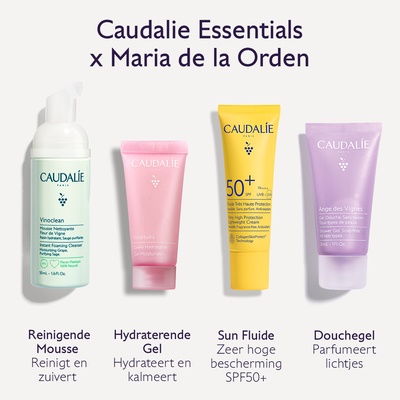 Caudalie Summer Pouch 2026 travelsize verzorgingsset Caudalie Summer Pouch 2026 travelsize verzorgingsset afbeelding