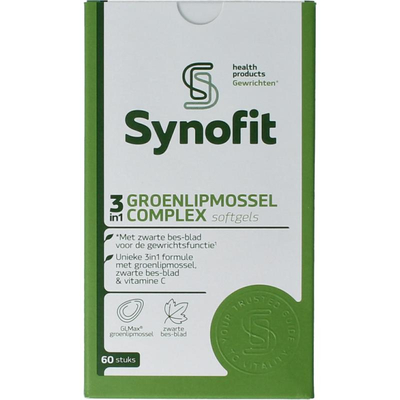 Synofit GLMax 3 in 1 Groenlipmossel Synofit GLMax 3 in 1 Groenlipmossel afbeelding