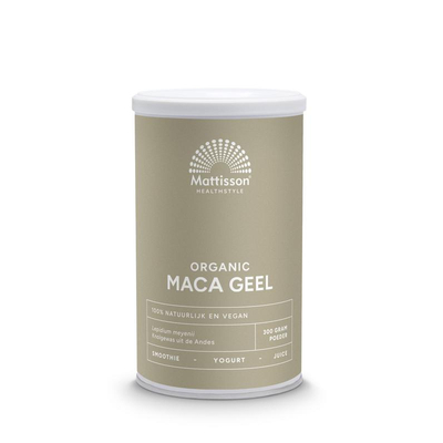 Mattisson Healthstyle Active Maca Poeder Bio Mattisson Healthstyle Active Maca Poeder Bio afbeelding