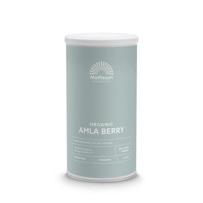 Mattisson Healthstyle Organic Amla Berry powder Mattisson Healthstyle Organic Amla Berry powder afbeelding