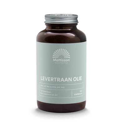 Mattisson Healthstyle Cod Liver Oil 1000 mg Vitamin A/D Mattisson Healthstyle Cod Liver Oil 1000 mg Vitamin A/D image