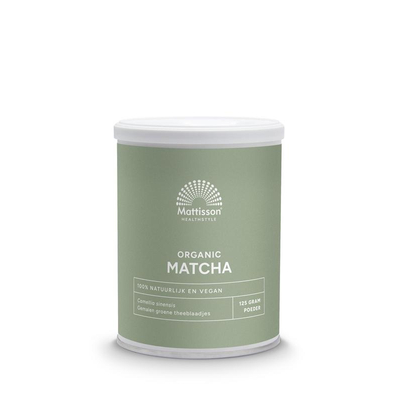 Mattisson Healthstyle Biologische Matcha Powder (Absolute Matcha Powder Instant) Mattisson Healthstyle Biologische Matcha Powder (Absolute Matcha Powder Instant) afbeelding