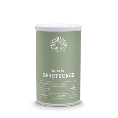 Mattisson Healthstyle Absolute Gerstegras Poeder Bio Barley Mattisson Healthstyle Absolute Gerstegras Poeder Bio Barley afbeelding