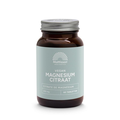 Mattisson Healthstyle Magnesium Citrate 200mg Mattisson Healthstyle Magnesium Citrate 200mg image