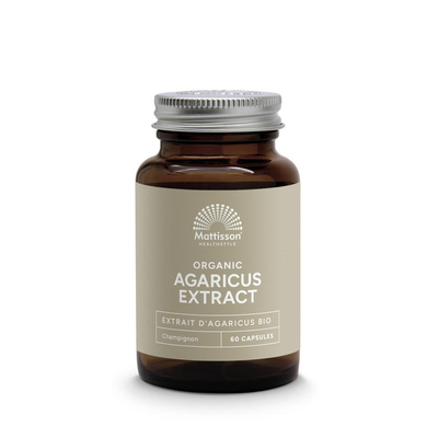 Mattisson Healthstyle Agaricus Extract 400mg bio Mattisson Healthstyle Agaricus Extract 400mg bio afbeelding