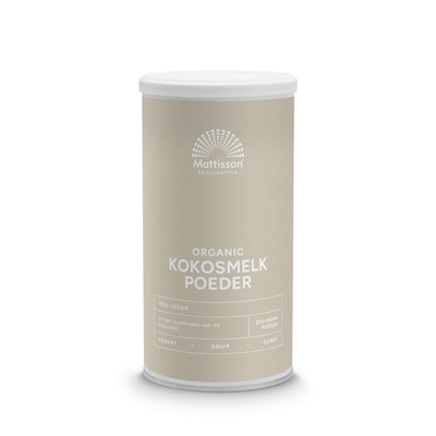 Mattisson Healthstyle Kokosmelk Poeder Bio Mattisson Healthstyle Kokosmelk Poeder Bio afbeelding
