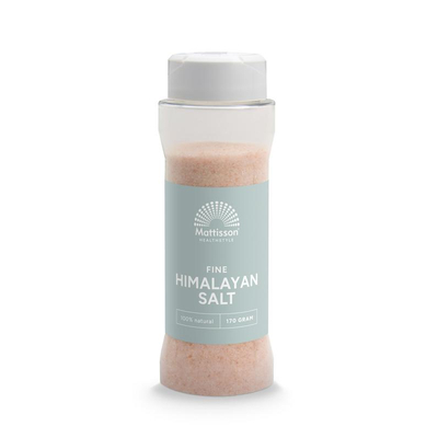 Mattisson Healthstyle Himalaya zout fijn strooibus Mattisson Healthstyle Himalaya zout fijn strooibus afbeelding