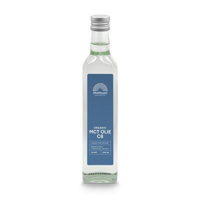 Mattisson Healthstyle MCT Oil C8 - Coconut Pure - 99% Caprylic Acid Organic Mattisson Healthstyle MCT Oil C8 - Coconut Pure - 99% Caprylic Acid Organic image