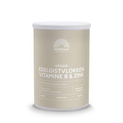 Mattisson Healthstyle Nutritional yeast flakes vitamin B12 + zinc image