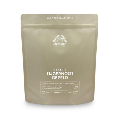 Mattisson Healthstyle Tijgernoot chufa gepeld bio Mattisson Healthstyle Tijgernoot chufa gepeld bio afbeelding