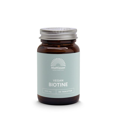 Mattisson Healthstyle Biotine 1000mcg Mattisson Healthstyle Biotine 1000mcg afbeelding