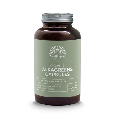 Mattisson Healthstyle Organic Alkagreens capsules image