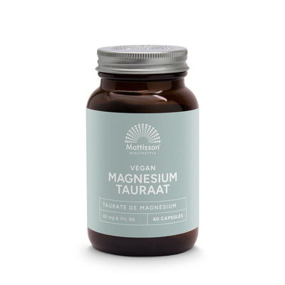 Mattisson Healthstyle Magnesium Tauraat Vegan Mattisson Healthstyle Magnesium Tauraat Vegan afbeelding