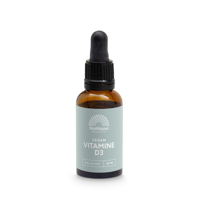 Mattisson Healthstyle Vegan Vitamin D3 Baby & Child 10mcg Drops Mattisson Healthstyle Vegan Vitamin D3 Baby & Child 10mcg Drops image