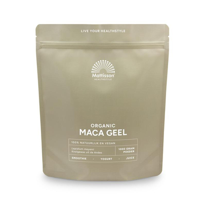 Mattisson Healthstyle Active Maca Poeder 1000 gram Mattisson Healthstyle Active Maca Poeder 1000 gram afbeelding