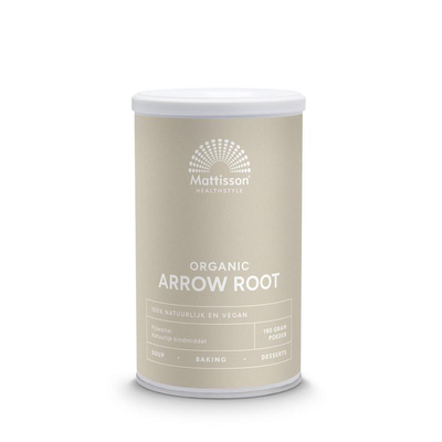 Mattisson Healthstyle Arrow root pijlstaartwortel poeder bio afbeelding