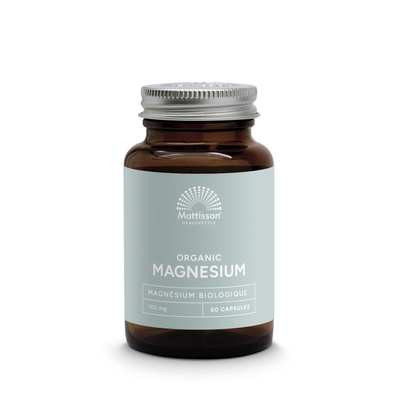 Mattisson Healthstyle Magnesium 100mg bio Mattisson Healthstyle Magnesium 100mg bio afbeelding